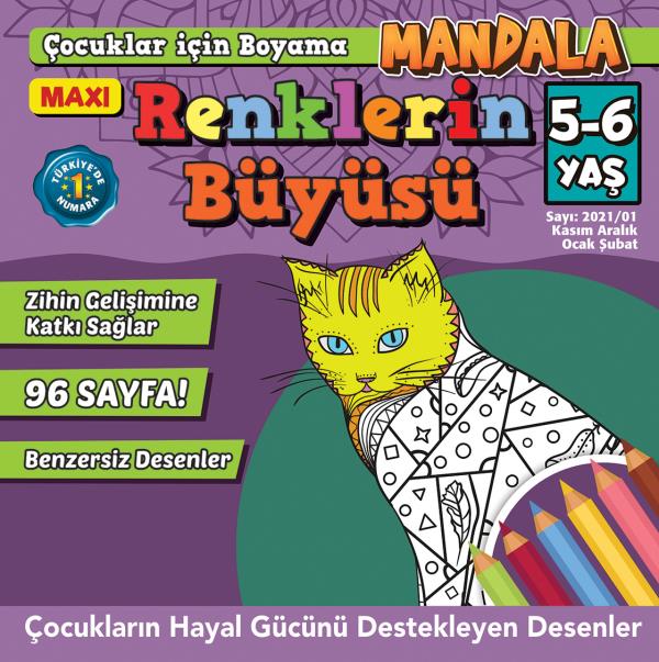 Maxi Renklerin Büyüsü- Çocuklar İçin Boyama 1