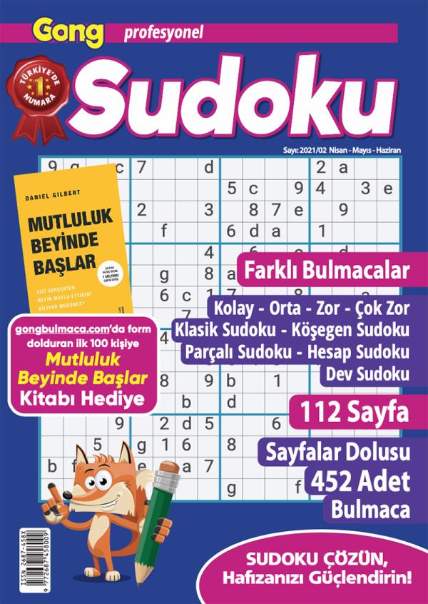 Gong Profesyonel Sudoku 6 