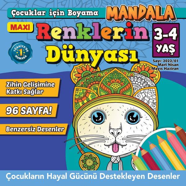Maxi Renklerin Dünyası- Çocuklar İçin Boyama 2	