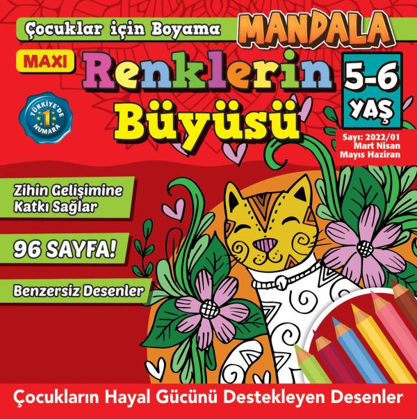 Maxi Renklerin Büyüsü- Çocuklar İçin Boyama 2