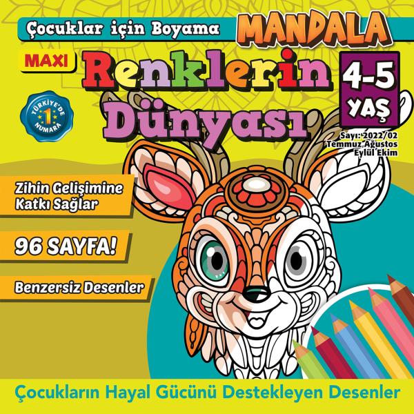 Maxi Renklerin Dünyası- Çocuklar İçin Boyama 3
