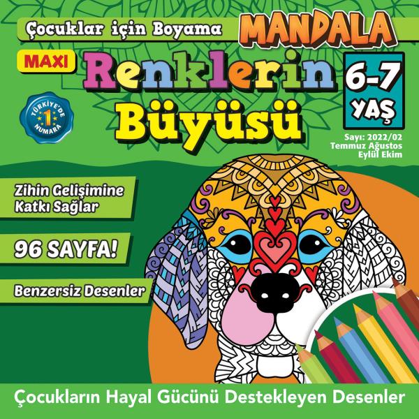 Maxi Renklerin Büyüsü- Çocuklar İçin Boyama 3	