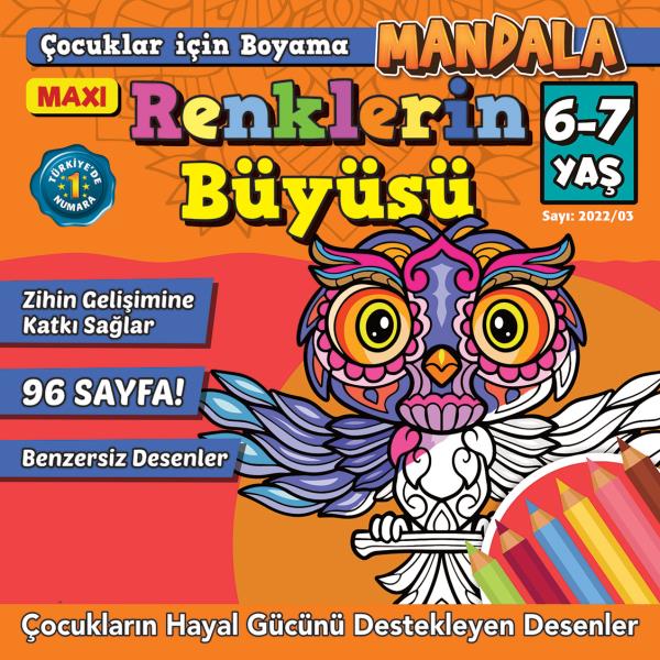 Maxi Renklerin Büyüsü- Çocuklar İçin Boyama 4	