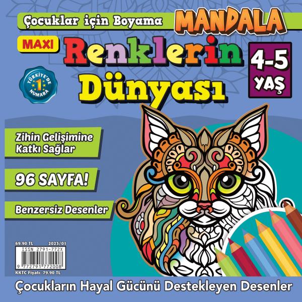 Maxi Renklerin Dünyası- Çocuklar İçin Boyama 5	