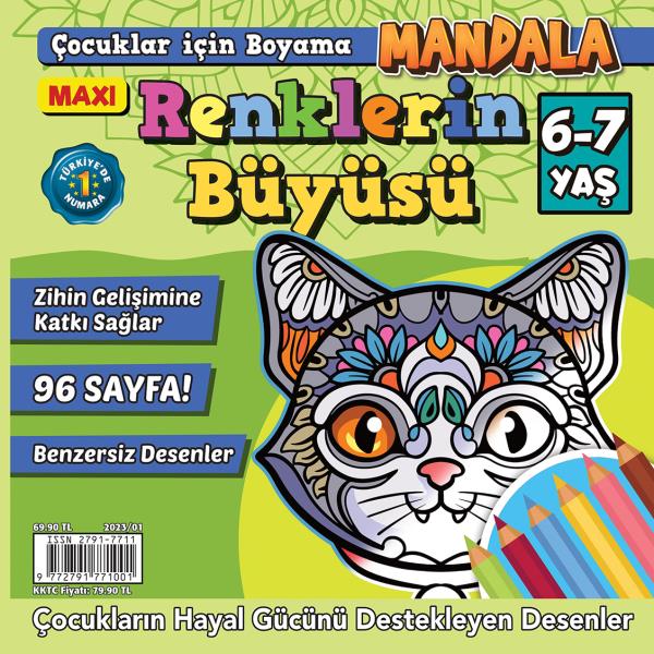 Maxi Renklerin Büyüsü- Çocuklar İçin Boyama 5