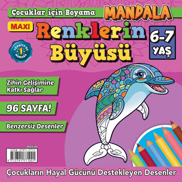 Maxi Renklerin Büyüsü- Çocuklar İçin Boyama 6	