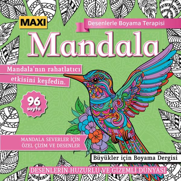 Maxi Mandala Coloring Therapy With Patterns Issue 13