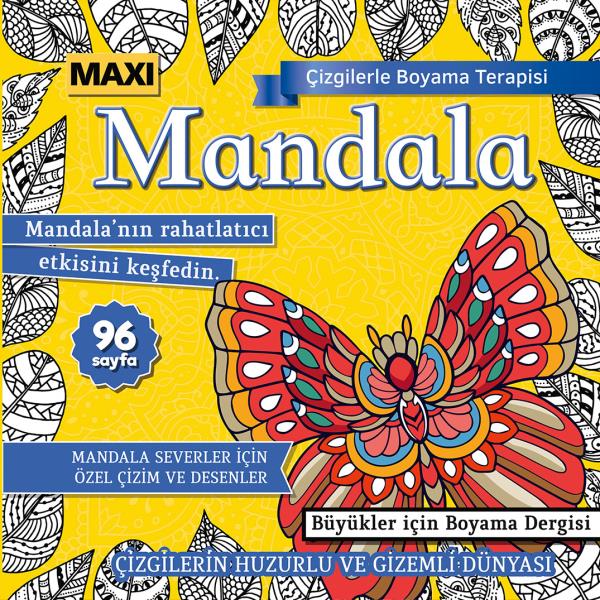 Maxi Mandala Coloring Therapy With Lines Issue 13