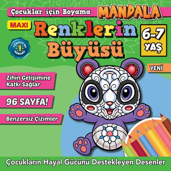 Maxi Renklerin Büyüsü- Çocuklar İçin Boyama 10	