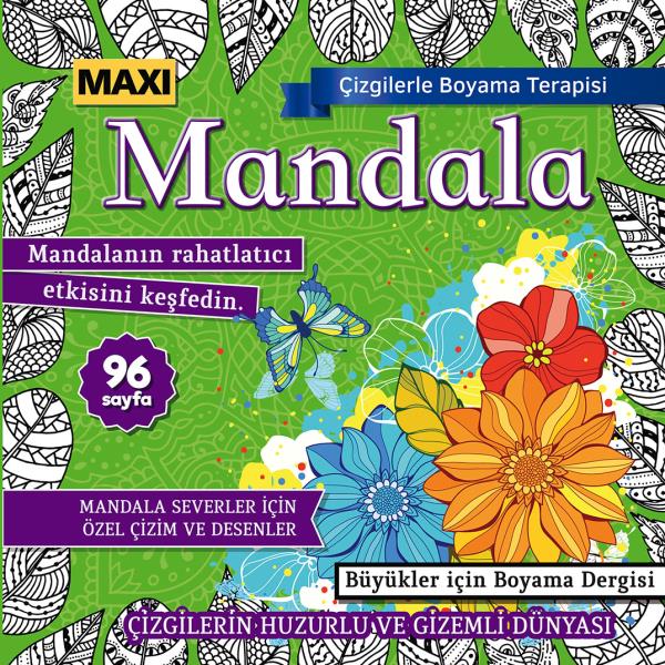 Maxi Mandala Coloring Therapy With Lines Issue 16