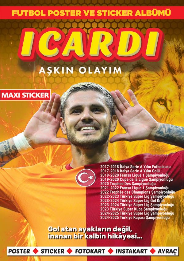 Icardı Poster ve Sticker Albümü 012